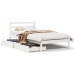 Estructura cama sin colchón madera maciza pino blanca 100x200cm