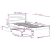 Estructura cama sin colchón madera maciza pino blanca 100x200cm
