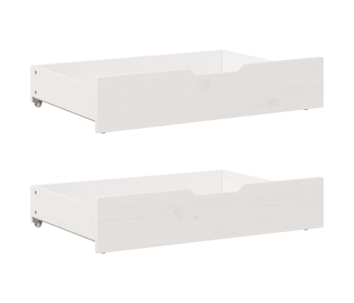Estructura cama sin colchón madera maciza pino blanca 100x200cm