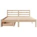 Estructura de cama sin colchón madera de pino blanca 140x200 cm