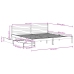 Cama sin colchón madera maciza de pino marrón cera 180x200 cm