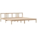 Estructura de cama sin colchón madera maciza de pino 180x200 cm