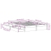 Estructura de cama sin colchón madera maciza de pino 120x190 cm