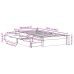 Estructura de cama sin colchón madera maciza de pino 100x200 cm