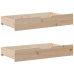 Estructura de cama sin colchón madera maciza de pino 120x190 cm