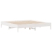Cama sin colchón madera maciza de pino blanca 180x200 cm