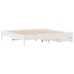 Cama sin colchón madera maciza de pino blanca 180x200 cm
