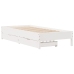 Estructura cama sin colchón madera maciza pino blanca 100x200cm