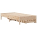 Estructura de cama sin colchón madera maciza de pino 90x190 cm