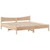 Estructura de cama con cajones madera maciza de pino 200x200 cm