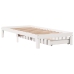 Estructura cama con cajones madera maciza pino blanco 75x190 cm