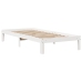 Estructura cama con cajones madera maciza pino blanca 90x190 cm