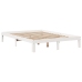 Estructura de cama con cajones madera pino blanco 120x190 cm