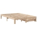 Estructura de cama con cojines madera maciza de pino 140x190 cm