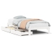 Estructura cama con cajones madera maciza pino blanco 90x200 cm