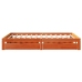 Estructura cama con cajones madera pino marrón cera 140x190 cm