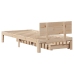 Estructura de cama con cajones madera maciza de pino 90x200 cm