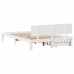 Estructura de cama con cajones madera de pino blanco 120x200 cm