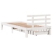 Estructura cama con cajones madera maciza pino blanco 75x190 cm