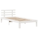 Estructura cama con cajones madera maciza pino blanco 75x190 cm