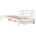 Estructura cama con cajones madera maciza pino blanco 100x200cm