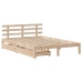 Estructura de cama con cajones madera maciza de pino 150x200cm