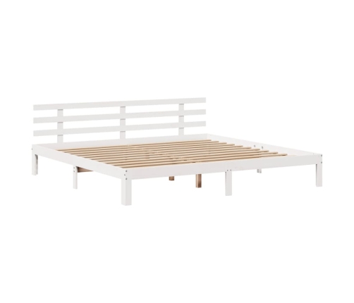 Estructura de cama con cajones madera maciza de pino 200x200 cm