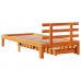 Estructura cama con cajones madera maciza pino marrón 90x190 cm