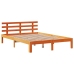 Estructura cama con cajones madera pino marrón cera 120x200 cm