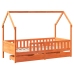 Estructura de cama para niños con cajones madera pino 90x200 cm