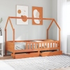 Estructura de cama para niños con cajones madera pino 80x200 cm