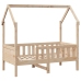 Estructura de cama infantil con cajones madera de pino 80x160cm