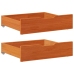 Estructura de cama para niños con cajones madera pino 70x140 cm