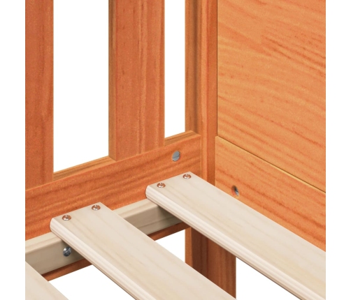 Estructura de cama para niños con cajones madera pino 70x140 cm
