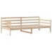 Sofá cama con cajones madera maciza de pino 90x200 cm