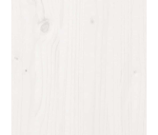 Sofá cama con cajones madera maciza de pino blanca 80x200 cm
