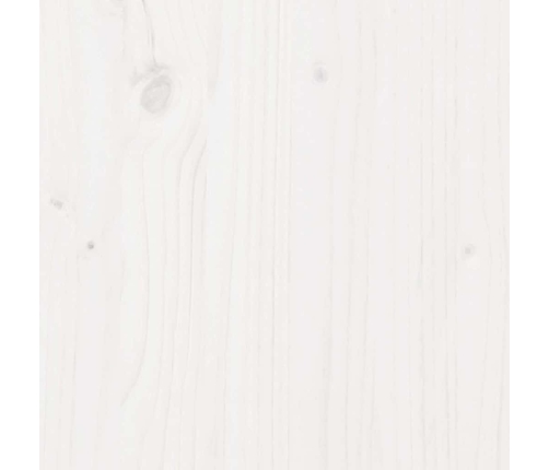Sofá cama con cajones madera maciza de pino blanca 80x200 cm