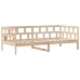 Sofá cama con cajones madera maciza de pino 90x190 cm