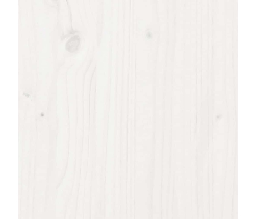 Sofá cama con cajones madera maciza de pino blanca 90x190 cm