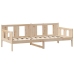 Sofá cama con cajones madera maciza de pino 90x200 cm