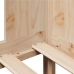 Sofá cama con cajones madera maciza de pino 90x200 cm