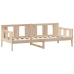 Sofá cama con cajones madera maciza de pino 90x190 cm