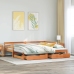 Sofá cama nido con cajones madera maciza de pino 90x190 cm