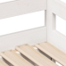 Sofá cama con cajones madera maciza de pino blanco 90x200 cm