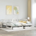 Sofá cama nido con cajones sin colchón blanco 80x200 cm