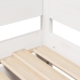 Sofá cama nido con cajones sin colchón blanco 90x200 cm