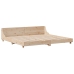 vidaXL Estructura de cama con cabecero madera maciza de pino 200x200cm