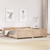 Estructura de cama sin colchón madera maciza de pino 180x200 cm