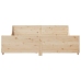 Estructura de cama sin colchón madera maciza de pino 180x200 cm