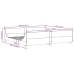 Estructura de cama sin colchón madera maciza de pino 180x200 cm